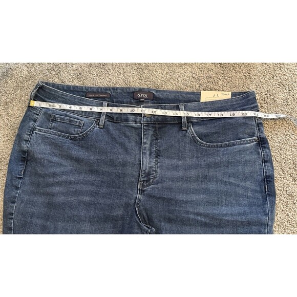 NYDJ Not Your Daughters Jeans Woman’s 20WP Plus Petite Marilyn Straight NWT - Picture 4 of 11